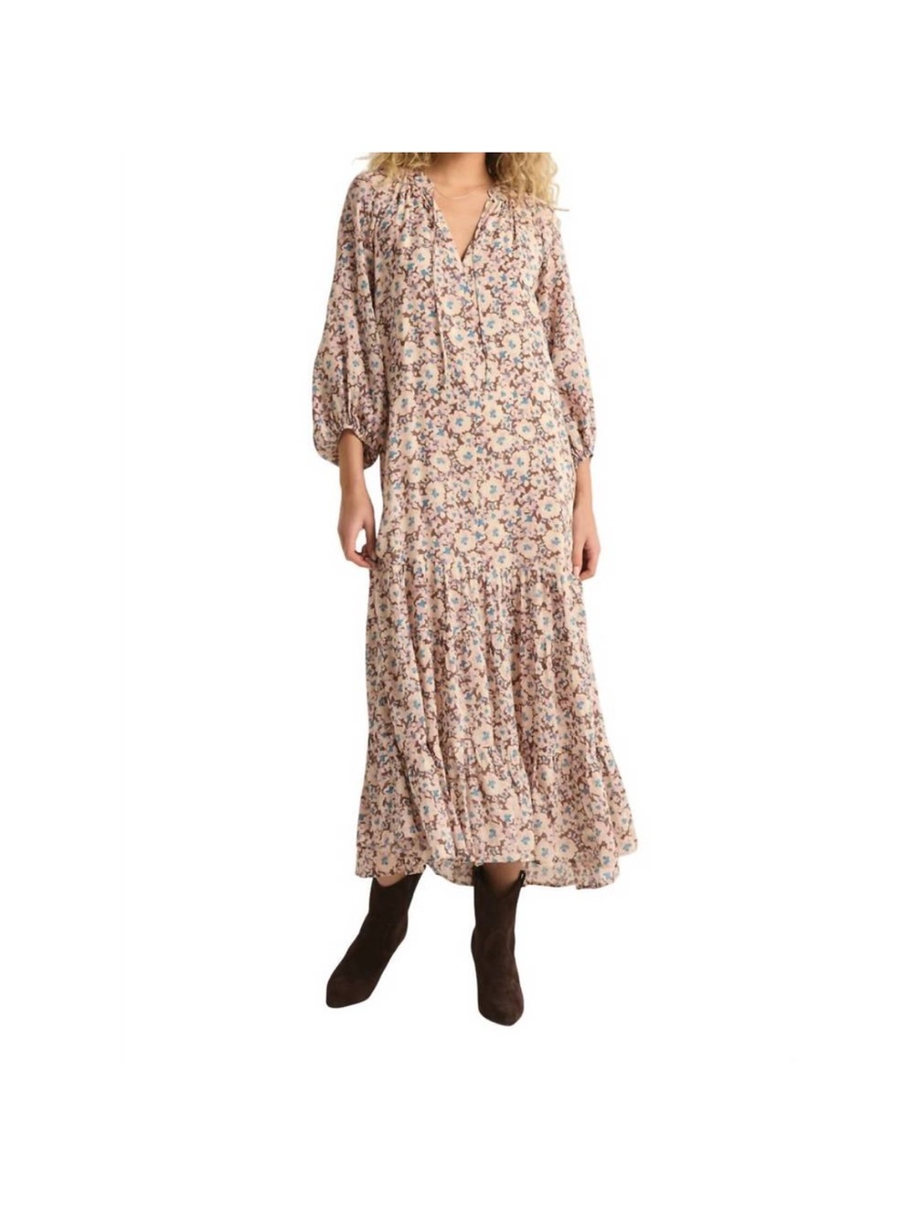 Z Supply Char La Paz Maxi Dress Latte Medium